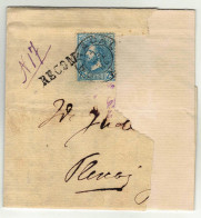 Piece Of Registered Judicial Cover, 1885 - Brieven En Documenten