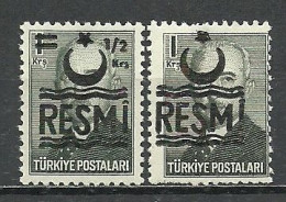 Turkey; 1957 Official Stamps - Oblitérés