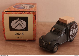 Citroen 2cv 6 Fisset Fécamp Yvetot 1973 Norev 1:43 - Vrachtwagens