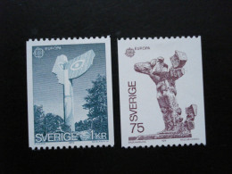 Suède - Europa 1974  "Sculptures"  Y.T. 831/832 - Neuf ** - Mint MNH - 1974