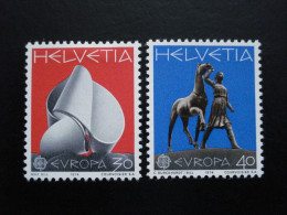 SUISSE - Europa 1974 "Sculptures"  Y.T. 954/955 - Neuf (trace De Charnière Quasi Invisible) MLH - 1974