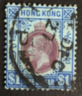 1912 -14 - Hong Kong - King George V - 1 Dollar  - Used - Used Stamps
