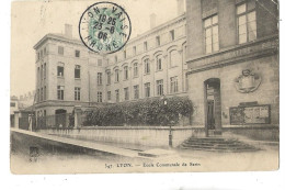 Lyon 4ème Arr (69) : L'Ecole Communale Du Serin En 1906 PF. - Lyon 4