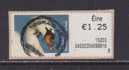 IRELAND  -  2014 Mute Swan SOAR (Stamp On A Roll)  CDS  Used On Piece As Scan - Oblitérés