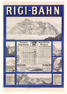 Rigi - Arth Goldau  Bahn 1890  WERBUNG Plakat - Plakatsammlung Kunstgewerbeausstellung Zürich - Arth