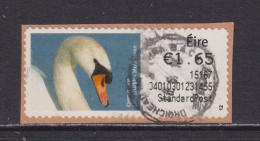 IRELAND  -  2014 Mute Swan SOAR (Stamp On A Roll)  CDS  Used On Piece As Scan - Oblitérés