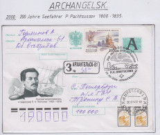 Russia Arktis  Cover 200J. Seefahrer P. Pachtsussov 1800-1835 Ca  Achangelsk 20.03.2000 (RR198A) - Événements & Commémorations