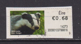 IRELAND  -  2014 Badger SOAR (Stamp On A Roll)  CDS  Used On Piece As Scan - Oblitérés