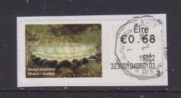 IRELAND  -  2014 Scallop SOAR (Stamp On A Roll)  CDS  Used On Piece As Scan - Oblitérés