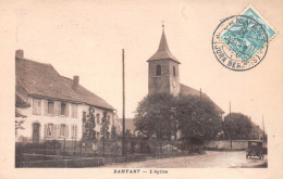 Suisse - JU - DAMVANT - L'église - Voyagé 1939 (voir Les 2 Scans) - Damvant