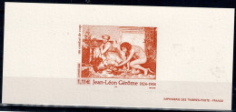 FRANCE 2004 100TH ANNIVERSARY OF THE DEATH OF JEAN LEON GEROME DELUXE BLOCK PROOF MI No 3804 MNH VF!! - Proefdrukken, , Niet-uitgegeven, Experimentele Vignetten