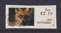 IRELAND  -  2013 Red Fox SOAR (Stamp On A Roll)  CDS  Used On Piece As Scan - Oblitérés