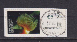 IRELAND  -  2013 Red Tube Worm SOAR (Stamp On A Roll)  CDS  Used On Piece As Scan - Oblitérés