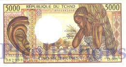 CHAD 5000 FRANCS 1984/85 PICK 11 AU/UNC - Tchad