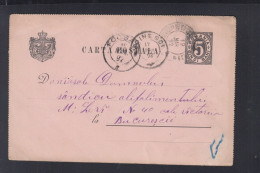 Rumänien Romania  GSK 1892 Focsani Moinesti Bucuresti - Briefe U. Dokumente