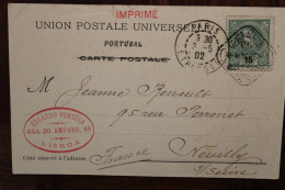 1902 Ak Cpa Thomar  Margem Do Rio Nabao Portugal Imprimé Cover - Covers & Documents