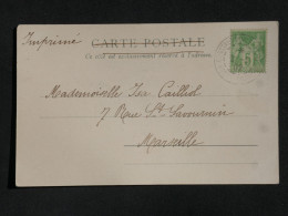 AJ19 TURQUIE FRANCE  BELLE CARTE   1902  COSTANTINOPLE A MARSEILLE FRANCE  +FETE DE BAIRAM   +AFF. INTERESSANT   + - Briefe U. Dokumente