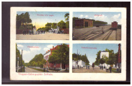 DT-Reich (021705) Propaganda AK, Truppen- Übungsplatz Zeithain, Mehrfelderkarte, Gelaufen 25.4.1915 - Zeithain