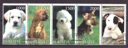 Buriatia - Siberia Local Post Vignette Animals Nature Dogs Used - Sibérie Et Extrême Orient