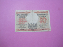 Albania 10 Lek ND 1939, Good Serial Number 2226 - Albanie