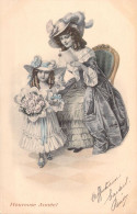 ILLUSTRATEUR SIGNEE VIENNE - Bonne Année - Femme Et Enfant - 159 - Carte Postale Animée - Vienne