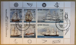 Finland 1997 Sailships RARE Booklet With SPECIMEN Overprint Cancellation - Proofs & Reprints