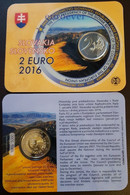 2 Euro Gedenkmünze 2016 Nr. 7 - Slowakei / Slovakia - Vorsitz EU BU Coincard - Slovacchia