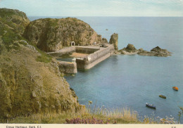 Postcard Creux Harbour Sark With 1974 Sark Cancel My Ref B26185 - Sark