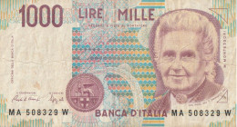 Italia Italy Italie 1000 Lires 1990 - 1000 Lire