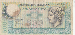 Italia Italy Italie 500 Lires 1976 - 1.000 Lire