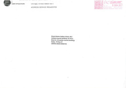 UNITED STATES - 2022 - POST SEALED COVER TO DUBAI. - Lettres & Documents