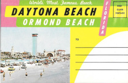 Daytona - Florida - 14 Offiicial Views DAYTONA BEACH - ORMOND BEACH - Souvenir Folder - Carnet Dépliant  Souvenir - Daytona