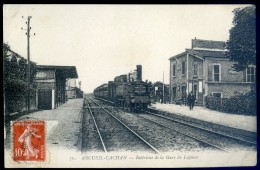 Cpa Du 94 Arcueil Cachan Intérieur De La Gare De Laplace LANR55 - Cachan