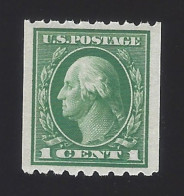 US #410 1912 Green Perf 8.5 Horz Wmk 190 MNH VF SCV $13 - Nuevos