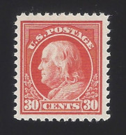 US #516 1917-19 Orange Red Unwmk Perf 11 Mint OG LH VF Scv $32.50 - Nuevos