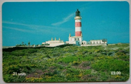 Isle Of Man 21 Units £2 " Point Of Ayre  Lighthouse " - Isla De Man