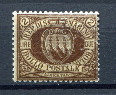 1892/94.SAN MARINO.YVERT 21*.NUEVO.CATALOGO 70€ - Gebraucht