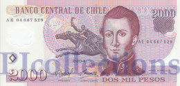 CHILE 2000 ESCUDOS 2004 PICK 160a POLYMER UNC - Cile