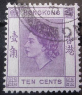 HONG KONG - Reine Elizabeth II (1954-1960) - Gebruikt