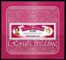 Seychelles 1981 Royal Wedding MS, MNH, SG 511 (B) - Seychelles (1976-...)