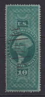 US, Scott R96c, Used, Manuscript Cancel (light Crease) - Revenues