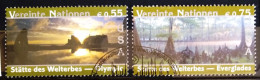 NATIONS-UNIS - VIENNE                         N° 410/411                      OBLITERE - Used Stamps