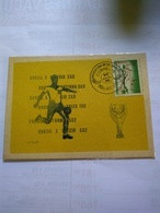 Brasil First Day Card Football Cup 1958 .reg Letter E7 Conmems For Post 1 Or 2 Pieces.cond.as Per Photo - 1958 – Svezia