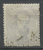 Espagne - Spain - Spanien 1872-73 Y&T N°121 - Michel N°114 (o) - 12c Amédée 1er - Usati