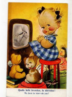 TAYLOR Quelle Belle Invention La Television, Ecran De Tele, Fillette, Poupee, Peluches (chien, Ours) , Ane - Taylor