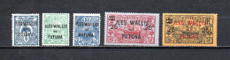 Walis Y Futuna   1922-25  .-   Y&T  Nº   18-24/25-30/31 - Usati