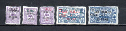 Walis Y Futuna   1922-27  .-   Y&T  Nº   26-28/29-35/36 - Usati