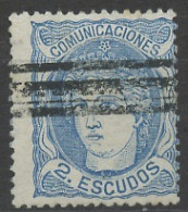 Espagne - Spain - Spanien 1870 Y&T N°112B - Michel N°106 Nsg - 2e Allégorie De L'Espagne - Unused Stamps
