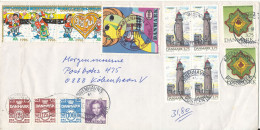 Denmark Cover 12-12-1996 With A Lot Af Stamps And Christmas Seals - Brieven En Documenten