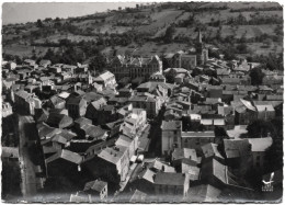 CPSM DE COMBRONDE  (PUY-DE-DÔME)  EN AVION AU-DESSUS DE ...... VUE GÉNÉRALE - Combronde